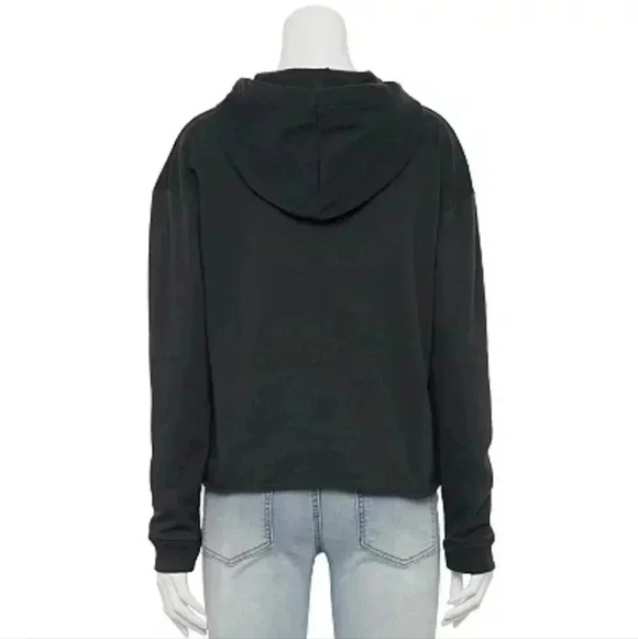 DESERT Shakes & Fries Cropped Fleece Hoodie. Nwt size small - Picture 3 of 10